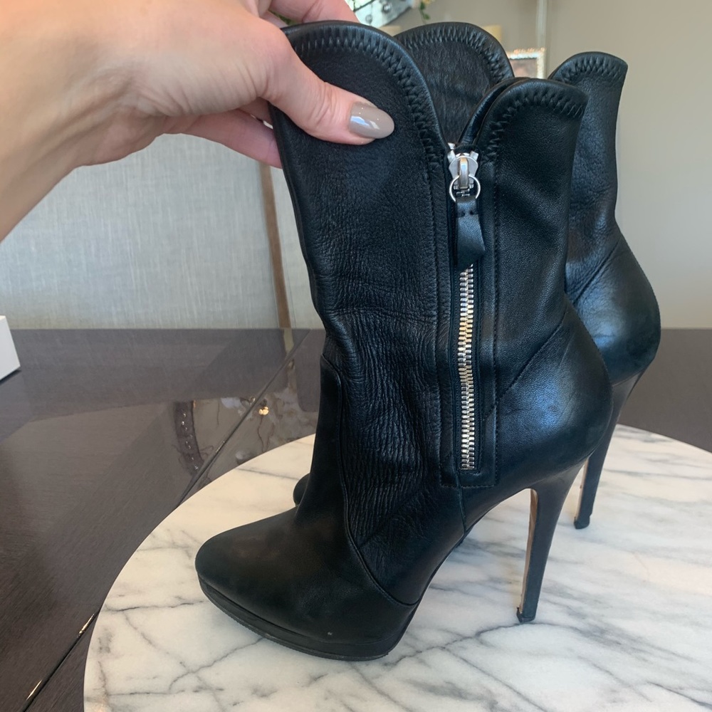 Casadei platform ankle boot